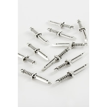 - 613 - Tesbih Aparatı 50 Gram - Nazblsmm - Gümüş Rengi