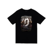 Blind Guardian Müzik, Metal Grubu Baskılı Unisex %100 Pamuk Siyah T-shirt SIYAH