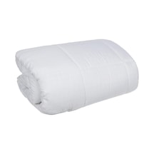 Relax Düz Polyester Yorgan, Beyaz, King Size Çok Renkli