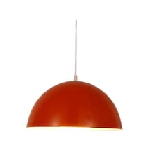 Dylight Retro Metal Dekoratif Kırmızı Tekli Sarkıt Avize Çap:30 C