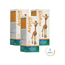 Argivit Arjinin İlaveli Multivitamin Surup 3 x 150 ML