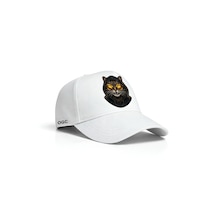 Ogc Kedi Unisex Şapka Beyaz