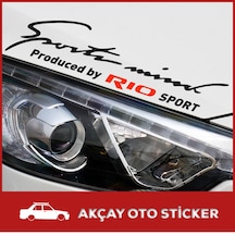Sport Mind Kia Rio Sport Sticker Rio Sticker Araç Sticker
