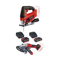 Tr Tc-js 18 Li Dekupaj Testere Axxio 18/150 Avuç Taşlama 2.5ah-4.0ah Set