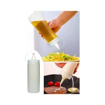 Sun Plastik Plastik Yağlık Sosluk Şişesi 750 ml Şeffaf Yağdanlık Şişe Plastik