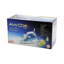 Awox Steam-1716 Buharlı Ütü Seramik Taban 2600w 360 Derece Dönebilen Kablo - 490ml Şeffaf Su Tankı Bx40