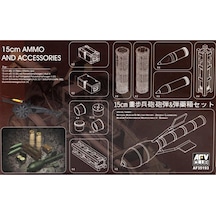 Afv Club Af35193 1/35 Ölçek, Sıg33 15cm Mühimmat Ve Aksesuar Seti, Plastik Model Kiti-52169