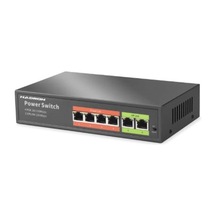 Hadron Hdx1440 Aı Poe Switch 4 Port 2 Uplink 45w Siyah Kdo