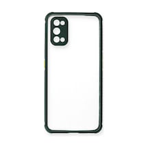 Bezos Realme 7 Pro Kılıf Miami Şeffaf Silikon - Koyu Yeşil Bty