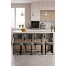 Sandalye 4 Adet Baby Face Kumaş Metal Ayak Modern Mutfak Sandalyesi Cafe Balkon Ofis Elma Çok Renkli