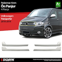S-Dizayn Vw T5 Transporter Krom Ön Panjur 4 Prç 2010 Üzeri