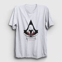 Presmono Unisex Robe Assassin's Creed T-shirt Beyaz