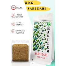 Kakulem Sertifikalı Tozsuz A Kalite Sarı Darı 3 Kg