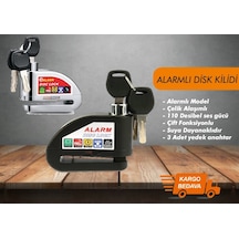 Alarmlı Disk Kilidi Ön Veya Arka Disk Kilidi 3 Anahtarlı