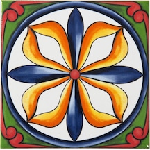 Can Seramik – 10x10 Cm. Cç-61 Kütahya Çini Karo 5'li 1 Paket