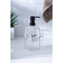 Buççin Online Mağaza Louvre Cam Sıvı Sabunluk - 500 Ml Hnr-07616 Cam Turuncu Çok Renkli