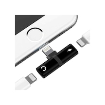 Apple Uyumlu iPhone Kulaklık Dönüştürücü Şarj Çoğaltıcı Çoklayıcı Adaptör Çevi