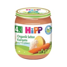 Hipp Organik Sebze Karışımı 4+ Ay Kavanoz Maması 125 G