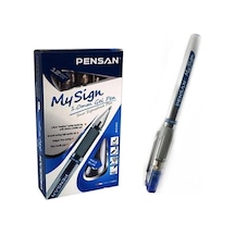 My-sign Jell Imza Kalemi 1,0 Mm Mavi 12 Li 1 Paket 12 Adet Çok Renkli