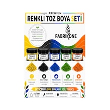 5'li Set Premium Parafin Soya Wax Toz Mum Boyası Hobi Seti - 5 Cc Sarı, Siyah, Mavi, Yeşil, Turuncu Bkfab5srsmyt5g Karışık
