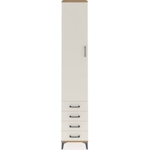 Hyperion Dolap 5 Raflı 4 Çekmeceli Tek Kapaklı 44x44x243 Çam-... Çam Hyperion Dolap 5 Raflı 4 Çekmeceli Tek Kapaklı 44x44x243 Çam-... Çam