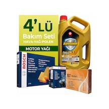 Bosch Skoda Karoq 1.0 Tsi Filtre Bakım Seti-texaco 5w30 5lt 2017-2019 4 Lü