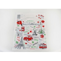 Eczane Poşeti Bio Avrupa Temalı Battal Boy 50'li 30 x 40 CM