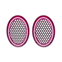 Neon Işıklı 6x9 İnç Kaliteli Plastik Hoparlör Ve Midrange Kapağı - 2 Adet - Pembe
