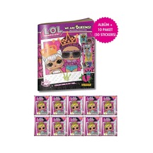 Toyika Panini Lisanslı L.o.l Lol Surprise Mega Başlangıç Paketi Album + 10 Paket 50 Stickers Çıkartma