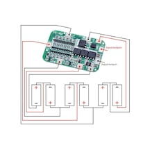 6S 12A Li-İon Pcb Bms Koruma