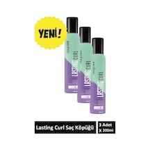 Lasting Curl Saç Köpüğü 3 Adet X 200 Ml Belirgin Dolgun Bukleler İçin Kalıcı Etki Sağlar