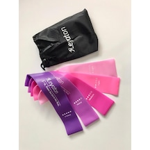 Leyaton Latex Aerobik Bandı 5'li Set New Color Özel Çantalı