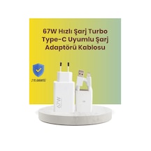 Mey İthalat 67w Hızlı Şarj Adaptörü Ve Veri Aktarım Özellikli Type-c Kablo Seti