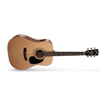 Cort Ad810e-opw Elektro Akustik Gitar Çantalı Open Pore - Walnut