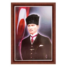 İnter Atatürk Portresi 35 50 Duvara Monte Lamine Çerçeve