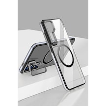 Joko Samsung Galaxy S24 Crystal Magsafe Kapak - Siyah