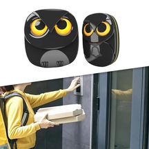 Monozone Lüx 1 Buton 1 Alıcı Kablosuz Kapı Zili Baykuş Şekilli