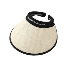 Worryfreeshopping Yaz Kadın Güneş Gölge Boş Şapka Sahil Plaj Güneş Koruma Güneş Şapkası - Beyaz