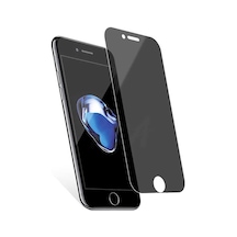 Kilifone - Apple Uyumlu iPhone 8 - Ekran Koruyucu Kor Privacy Hayalet Cam Ekran Koruyucu - Siyah