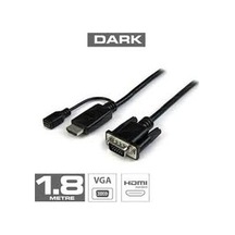 Dark  1.8M Hdmi - Vga Güç Destekli  Kablo