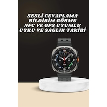 Akıllı Saat Amoled Ekran Bluetooth Bağlantılı Sağlık Takibi Gps Uyumlu