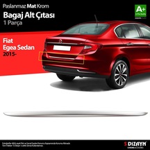 S-dizayn Fiat Egea Sd Krom Bagaj Alt Çıtası 2015 Üzeri A+ Kalite Mat Krom