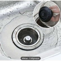 1 Adet Paslanmaz Çelik Lavabo Süzgeci ,sepeti Tıpa İle Mutfak Gider Yakalayıcı Çelik Diğer
