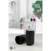 Siyahcseyahat Tipi Aksesuar Taşıma Kabı Gözlük Diş Macunu Diş Fırçası Saklama Kutusu Siyah