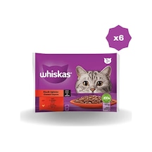Whiskas Yaş Mama Poşet Klasik 340 Gr - 6 Adet