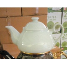 Konak Züccaciye Porselen Demlik Kod 021 Beyaz