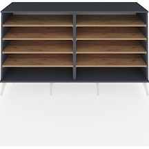 Hyperion Konsol 8 Raflı 176x44x99 Antrasit-antrasit/çam Antrasıt/antrasıt - Antrasıt