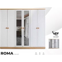 Roma Mdf 6 Kapılı Dolap