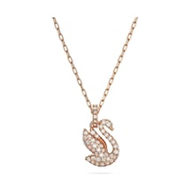 Swarovski 5647555 Kolye İconic Swan:pend Xxs Pendant Whi/ros Gümüş