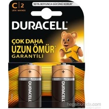 Duracell Pil C Orta Boy 2 Lı